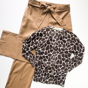 Banana Republic print cardigan